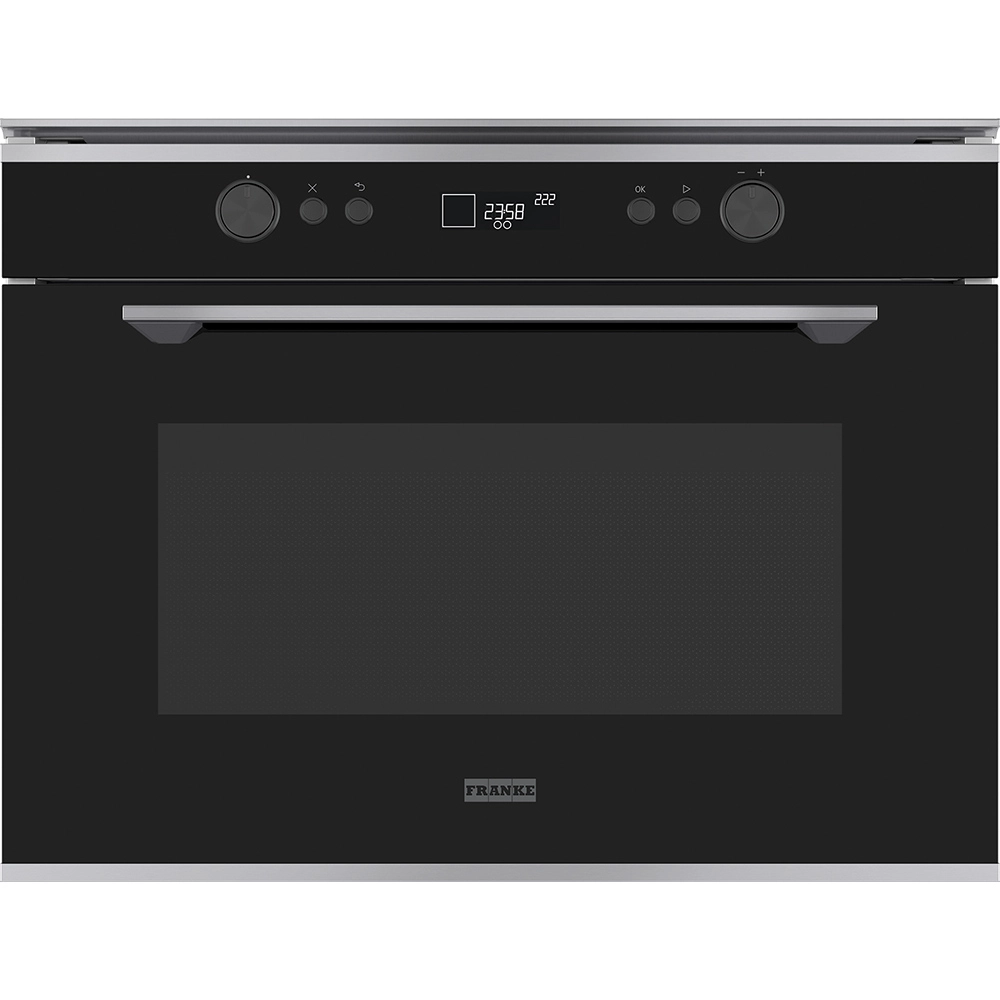 Mythos FMY 45 MW XS Inox + Nero  Kombi ( Hem Fırın Hem Mikrodalga ) Buharlı  Ankastre Mikrodalga Fırın Black