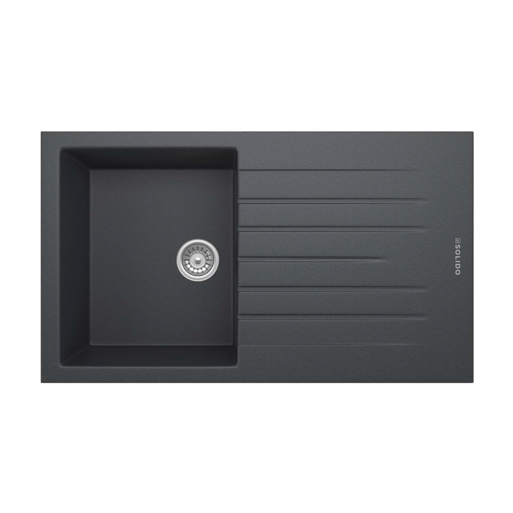 Opal Um-86 Granit Eviye (Graphıte Grey) Tezgah Üstü