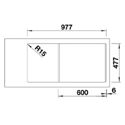 Nuevo SONAS XL 6 S Seramik Eviye Rezgah Üstü Siyah