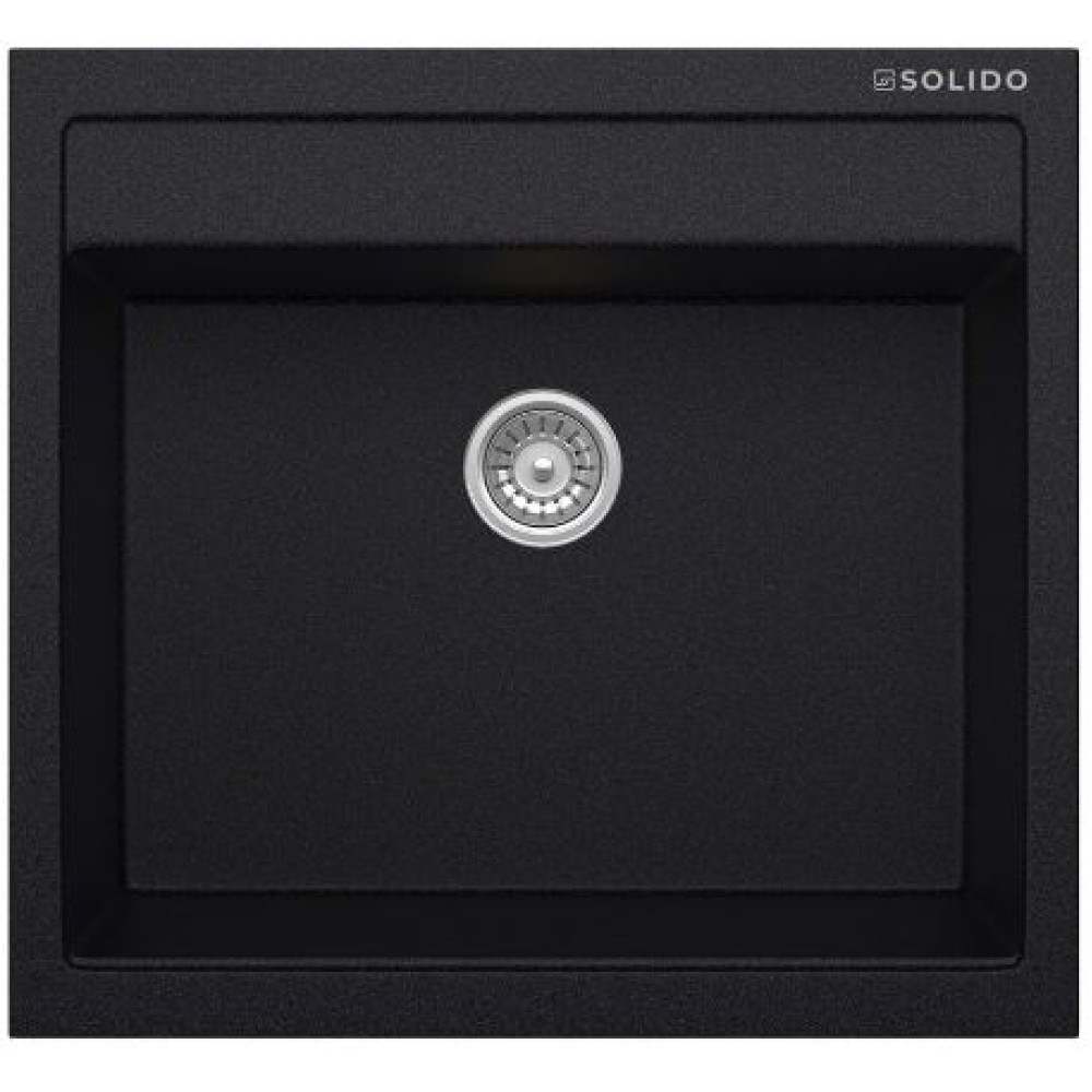 Solido ARAGONİT SH-49 GRANİT EVİYE (METALLIC BLACK) Tezgah Üstü