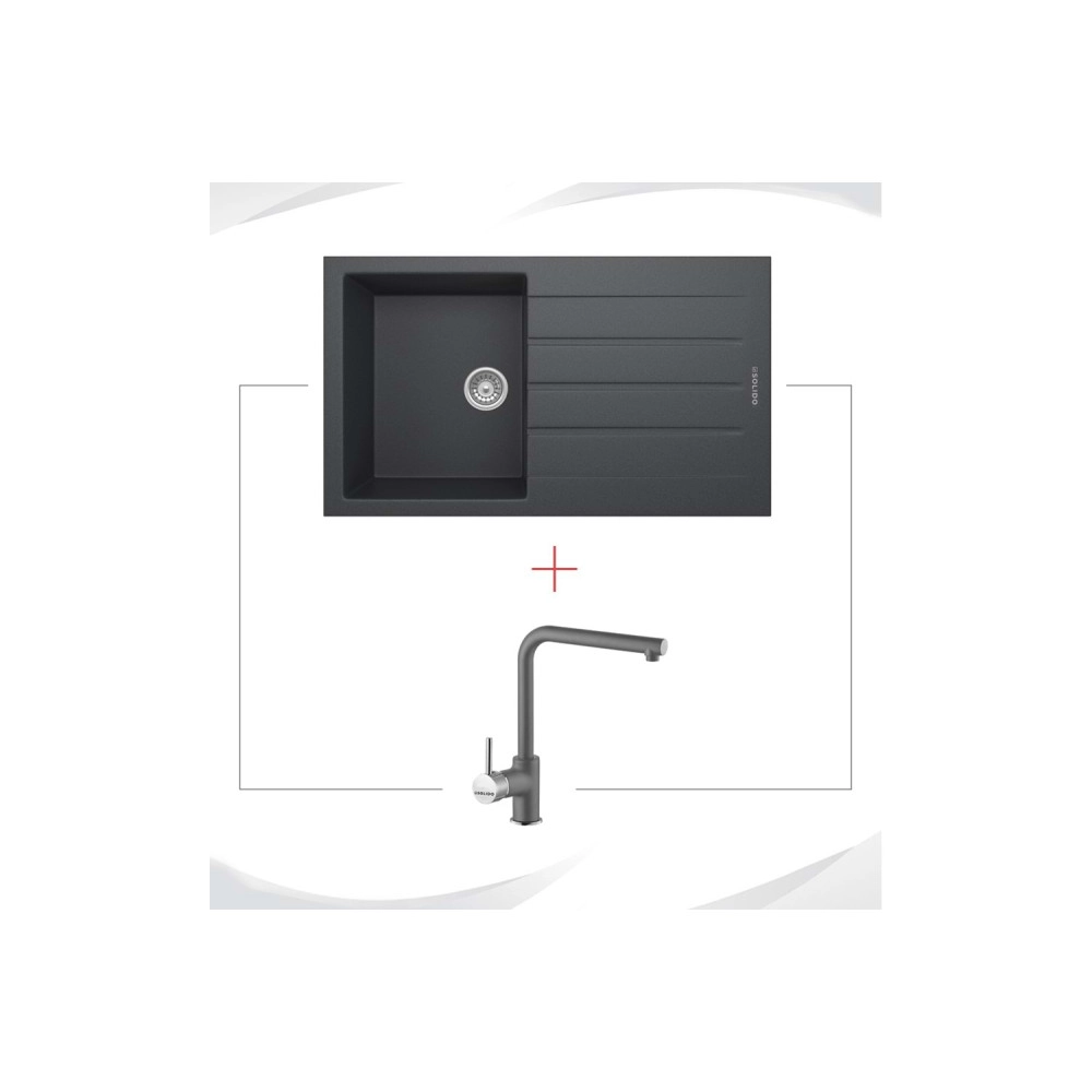 Solido Um-86 Granit Eviye + Alfa-60 Batarya Seti (Graphıte Grey)