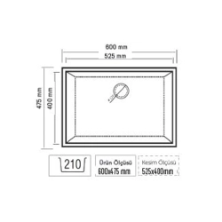 Solıdo Gn-60 Granit Eviye + Alfa-60 Batarya Seti (Metallic Black)