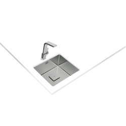 Teka FLEXLINEA RS15 45.40 Tezgaha Sıfır/ Tezgah Altı/Tezgah Üstü  Tek Hazneli Paslanmaz Çelik Evye