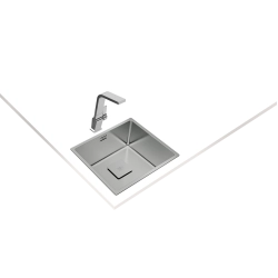 Teka FLEXLINEA RS15 45.40 Tezgaha Sıfır/ Tezgah Altı/Tezgah Üstü  Tek Hazneli Paslanmaz Çelik Evye