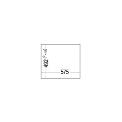 Teka FORSQUARE 590 TG 1.5 Gözlü Tezgahüstü/TezgahaSıfır White / Beyaz Granit Evye