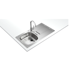 Teka Gravity 45 86 x 43,5 Cm  1 Göz 1 Damlalıklı Paslanmaz Çelik Eviye