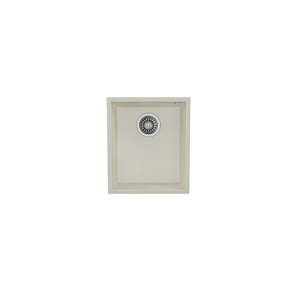 Teka SQUARE 34.40 TG Tek Hazneli Tezgah Altı Damlalıksız Krem Granit Evye