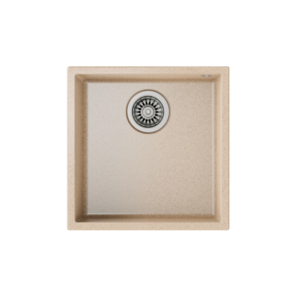 Teka SQUARE 40.40 TG Tek Hazneli Tezgah Altı Damlalıksız Avena Granit Evye