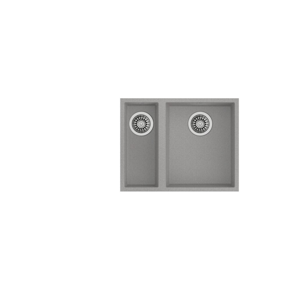 Teka SQUARE 560 TG 1.5 Gözlü Tezgah Altı Damlalıksız Granit Stone Grey Evye