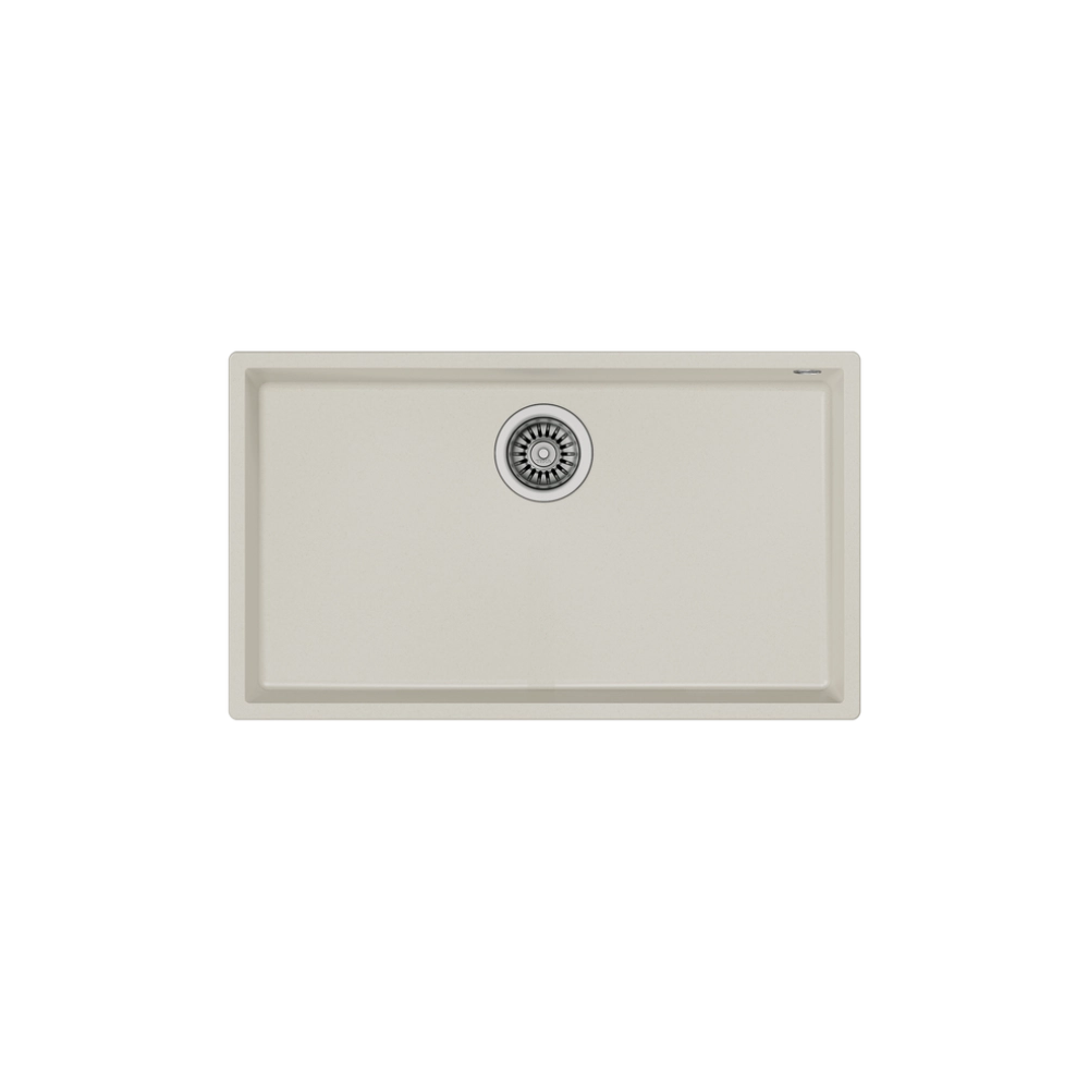 Teka SQUARE 72.40 TG Tek Hazneli Tezgahaltı Damlalıksız Krem Grey Evye