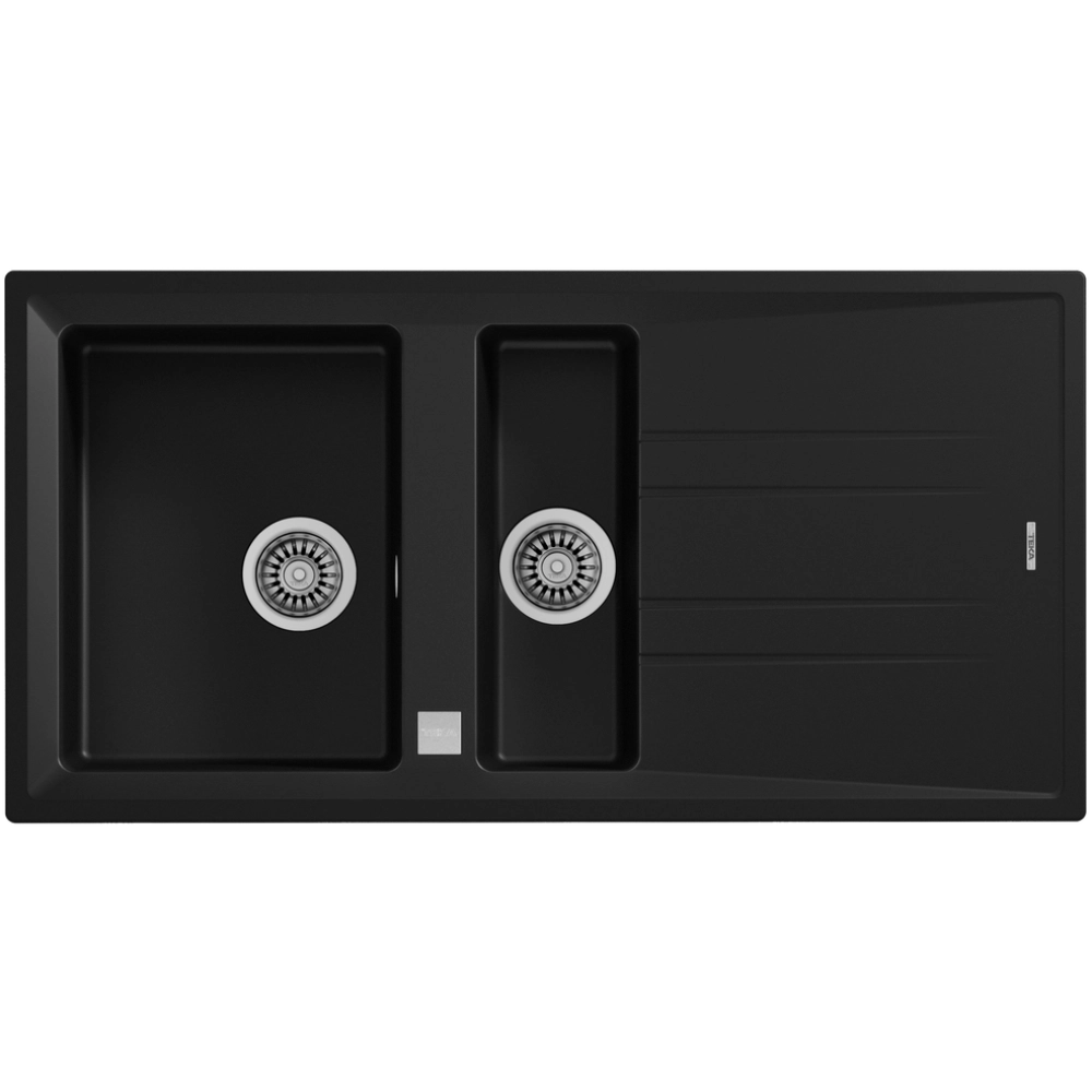 Teka STONE 60 B-TG  1.5 Gözlü Tezhaj Üstü  Carbon  / Siyah Granit Evye